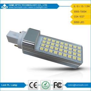 China 8W 85-265V SMD leds E27/G24 SMD5050 pl led lamp g24 factory
