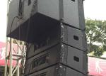 800W Dual 10" Live Sound Speakers Portable For Stadiums / Concerts