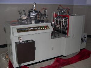 China PE Disposable Paper Cup Making Machine Ultrasonic System One Two Side 40-50pcs/m factory