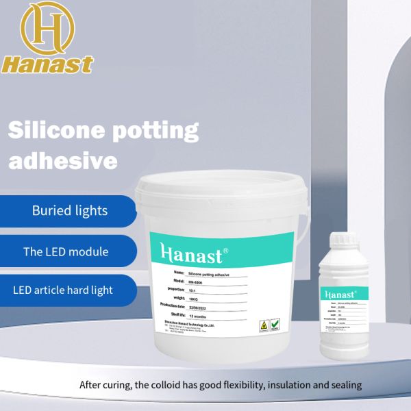 RTV Silicone Potting Compound HN-8808A/B - Transparent, High Insulation for Visual Inspection