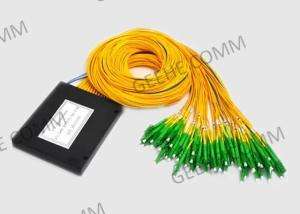 China Singlemode 2.0mm 2×64 PLC Passive Fiber Optic Cable Splitter factory