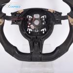 LED Carbon Fiber 997 Alcantara Steering Wheel Smooth Porsche Racing 350mm