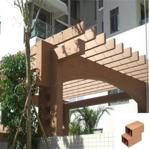 China 2.9M OakAnti Corrosion WPC Wooden Patio Pergola Composite Material For Pergola factory