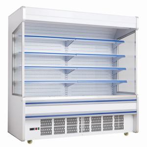 Mini Beverage Fruit And Vegetables Refrigerator Display Racks Open Chiller