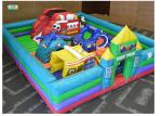 20 Kids Capacity Inflatable Bounce House Combo With Rescue Worker Theme