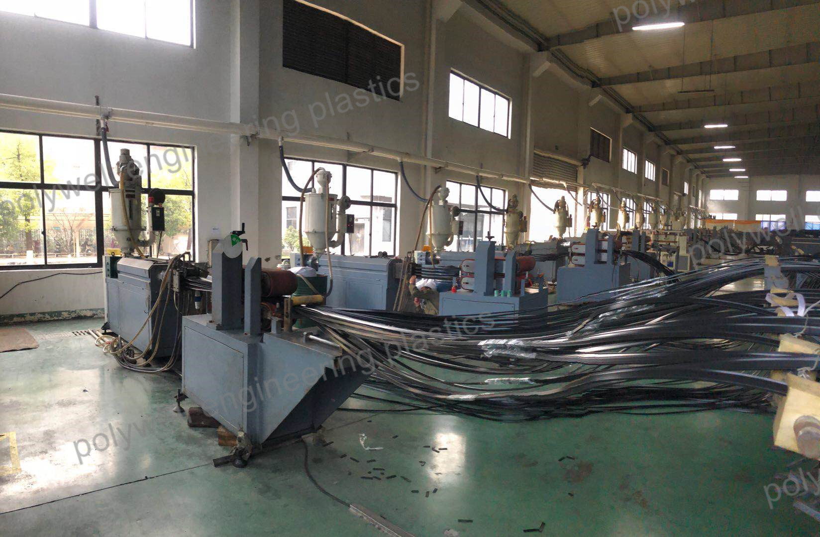 PA66 GF25 Plastic Thermal Break Strips Extruding Machine Small Plastic Extrusion Machine