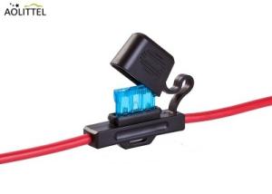 China ATS ATO Inline Auto Fuse Holder , Automotive Blade Fuse Holder factory