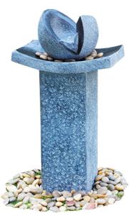 China Natural Split Cast Stone Water Fountains With Fiberglass / Resin Material factory