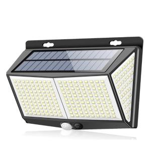 China 8W 288pcs LED Outdoor Super Bright Led Wall Mounted Solar Motion Sensor Light factory