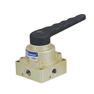 China HV Series Pneumatic Manual Valve Hand Switching Valve With Pipe / Plate Connection factory