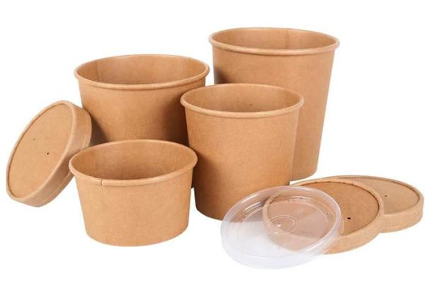 6oz 8oz 10oz Disposable Paper Bowl and Box for Fast Restaurant Take Away