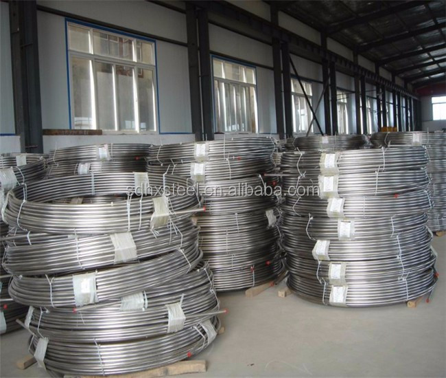 Stainless Steel Coiled Tube for Beverage Cooling Steel Pipe