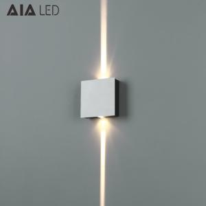 China Steel inside 2x1W IP20 modern LED wall light /LED decoration wall light for showroom factory