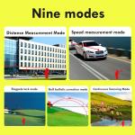 6X Night Vision Golf Range Finder Laser Binoculars Range Speed Finder