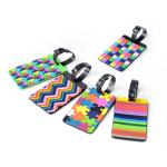 Travel Plastic Cute Silicone Label Id luggage Tag, personalized PVC name tag