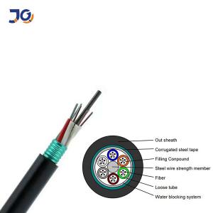 China Outdoor Armored OS2 Single Mode Fiber Optic Cable 8 12 24 48 96 Cores factory