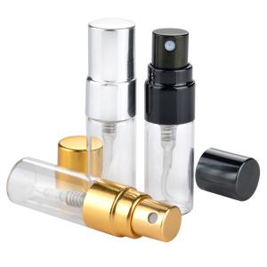 China 2ML 2.5ML 3ML 5ML Travel Refillable Glass Perfume Bottle With UV Sprayer factory