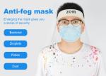 Plastic PET Production Face Mask Shield , FDA Approved Transparent Face Shield