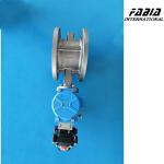Centerline Pneumatic Stainless Steel Flanged Butterfly Valve For Oil And Gas