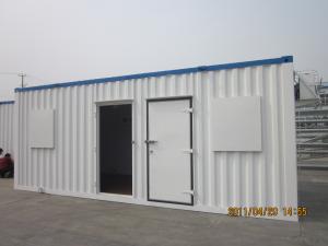 China modular prefab shipping container house stacked site refugee camp factory