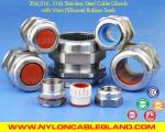 304, 316, 316L Stainless Steel Temperature Resistant PG7-PG48 Cable Glands with