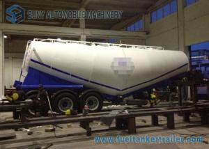 China 15 T 3 Axles Bulk Cement Tanker 54 Cbm Semi Tanker Trailers factory