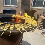 Wood / Charcoal Fuel Portable BBQ Grill Charcoal For Easy Maintenance