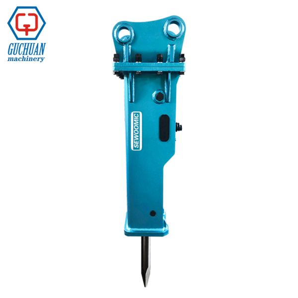 Guchuan SB40/GCB60 Silent Box Hydraulic Breaker 325kg with 68mm Chisel for