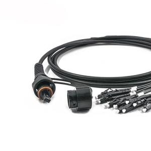 China Waterproof 8 12 24 FTTA Patch Cord IP68 Outdoor ODVA MPO MTP Patch Cord Cable Assemblies factory