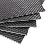 3K Twill Plain 3K Flexible Carbon Fiber Sheet 0.1mm 0.2mm 0.3mm 0.5mm 0.6mm