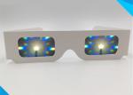 Concert 3d Fireworks Glasses , Paper Diffraction Glasses 13500 Light Gratings