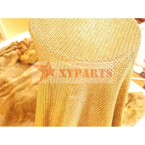 Weld Decorative Metal Mesh Curtain For Screens Room Dividers