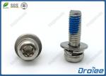 Torx Pan Head SEMS Self-Locking Screws w/ Double Washers Stainless 304/316/18-8