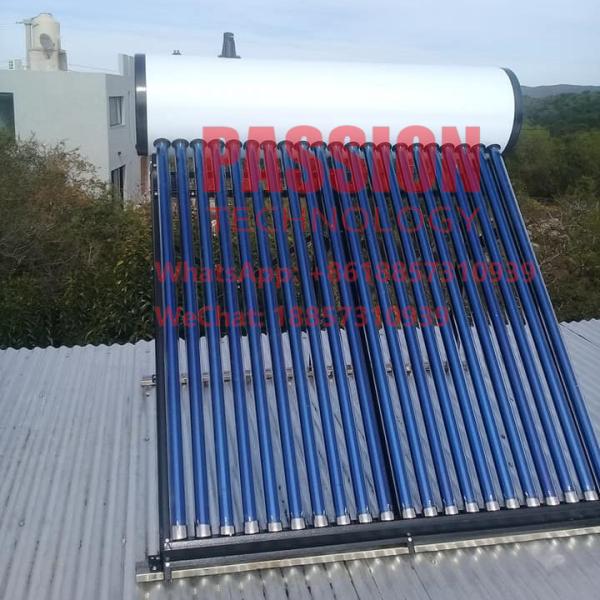 200L White Outer Tank Low Pressure Solar Water Heater 201 Solar Heating