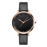 Minimalist Waterproof Men Watch Printed Dial Luxury Leather Wrist Men Quartz