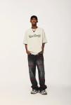 Streetwear Men′s Pant Blank Baggy Denim Distressed Vintage Stacked Flare Jeans