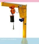 BZ 5T cantilever crane, cantilever crane for lifting materials, rotary crane and