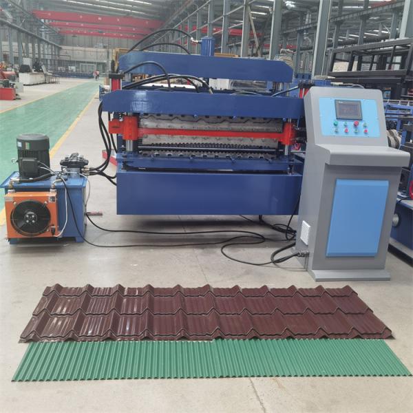 Steel Coil Trapezoidal Roof And Corrugated Roof Double Layer Roll Forming