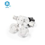 Stainless Steel High Pressure Regulator 3000psi FKM O Ring PCTFE Valve Seat