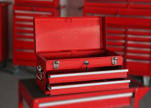 China Small Red / Black / Blue Waterproof Tool Box With Handle , Mechanics Tool Chest factory