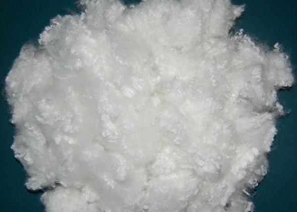 100% Virgin Hollow Conjugated Siliconized Polyester Fiber 7D X 32mm For Filling