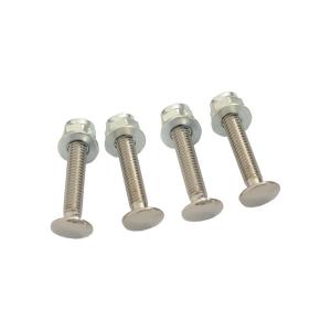 Low Carbon Steel Grade 5.8 Bolts M2 ISO14001 High Tensile Galvanised Steel Bolts