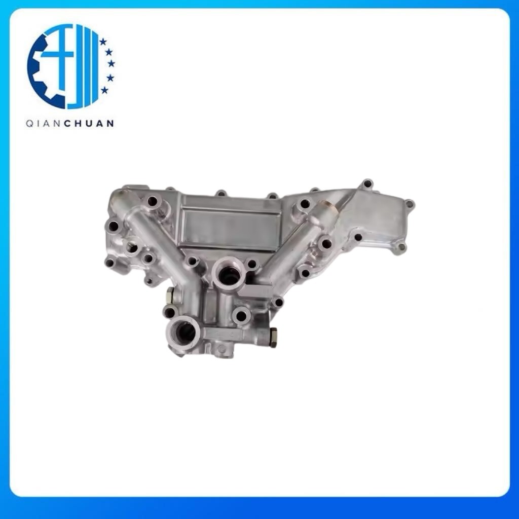 Oil Cooler Cover without Oil Holes ME033687 For 6D31T 6D34 Engine Parts