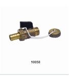 Brass Ball Valve With Drain , Boiler drain Ball Valve 10057 and 10058 in 16Bar
