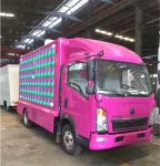 120HP LED Mobile Advertising Truck P8 4x2 Digital With Stage