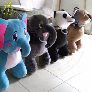 China Hansel kiddie rides motorized plush riding animal stuffed horse rides factory
