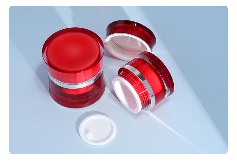 Sealing Mist Spray Bottles Red Slim Waist Lotion Cream Bottle For Mist Packaging