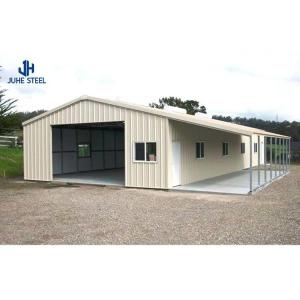 China Low Carbon Steel Easy Assemble Metal Carports Shed Roof Design Structural Steel Car Garage factory