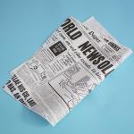 Eco Friendly Grease Proof Burger Gift Wrapping Paper Wax Paper Sheets For Food