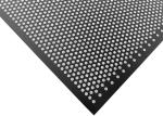 Mild Steel Material No Finish Perforated Mesh Plate 12.7mm Staggered Centers